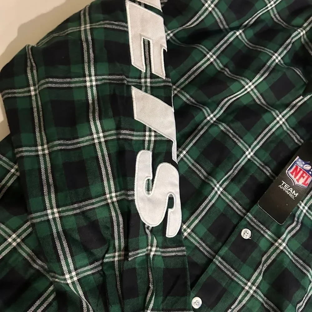 New York Jets / NFL / FOCO Flannel Shirt - NWT Mens Size 2XL, NWT